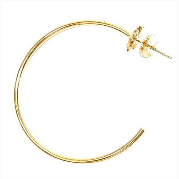 CHROME HEARTS クロムハーツ（原本有） 国内正規店原本付属 22K HOOP CH PLS CH プラス フープ ゴールド ピアス ゴールド系【美品】【中古】