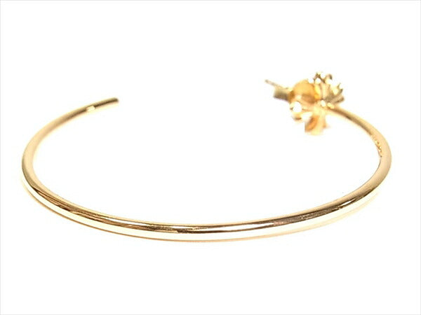 CHROME HEARTS クロムハーツ（原本有） 国内正規店原本付属 22K HOOP CH PLS CH プラス フープ ゴールド ピアス ゴールド系【美品】【中古】