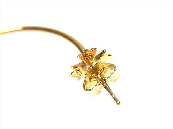 CHROME HEARTS クロムハーツ（原本有） 国内正規店原本付属 22K HOOP CH PLS CH プラス フープ ゴールド ピアス ゴールド系【美品】【中古】