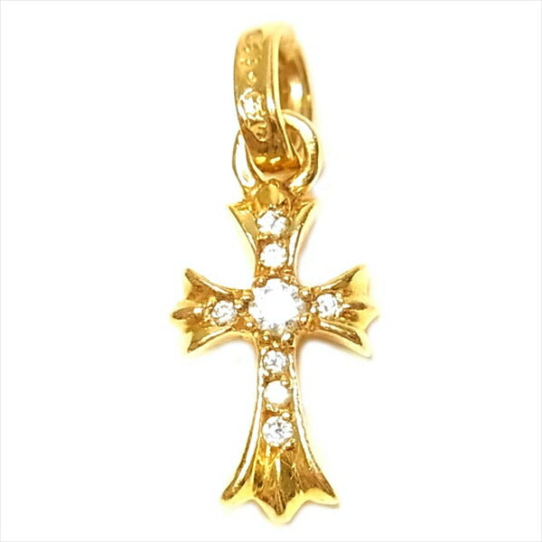 CHROME HEARTS クロムハーツ（原本無） 22K CRS BBYFAT P DMND ベビーファット PAVE パヴェ ダイヤ チャーム ペンダントトップ ゴールド系【中古】