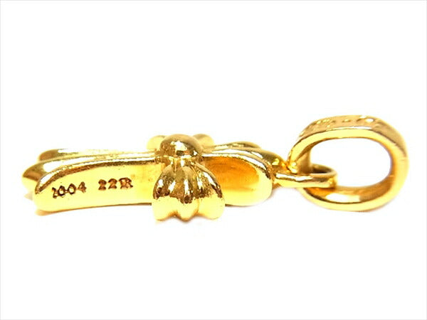 CHROME HEARTS クロムハーツ（原本無） 22K CRS BBYFAT P DMND ベビーファット PAVE パヴェ ダイヤ チャーム ペンダントトップ ゴールド系【中古】
