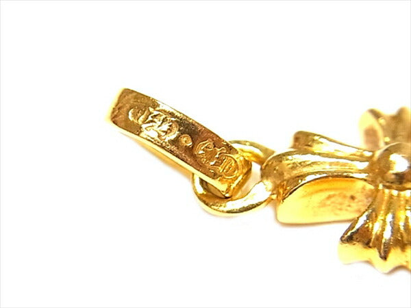CHROME HEARTS クロムハーツ（原本無） 22K CRS BBYFAT P DMND ベビーファット PAVE パヴェ ダイヤ チャーム ペンダントトップ ゴールド系【中古】