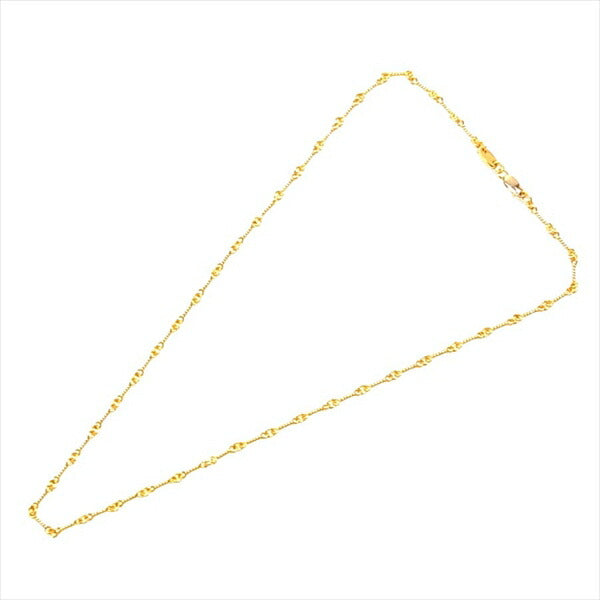 CHROME HEARTS クロムハーツ（原本無） 22K NECKCHAIN T16 ツイストチェーン 16inch ゴールド ネックレス ゴールド系【中古】