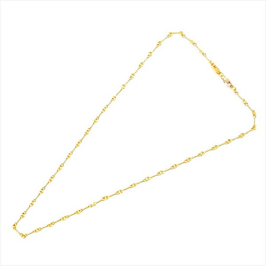 CHROME HEARTS クロムハーツ（原本無） 22K NECKCHAIN T16 ツイストチェーン 16inch ゴールド ネックレス ゴールド系【中古】