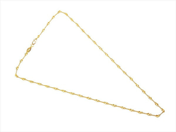 CHROME HEARTS クロムハーツ（原本無） 22K NECKCHAIN T16 ツイストチェーン 16inch ゴールド ネックレス ゴールド系【中古】