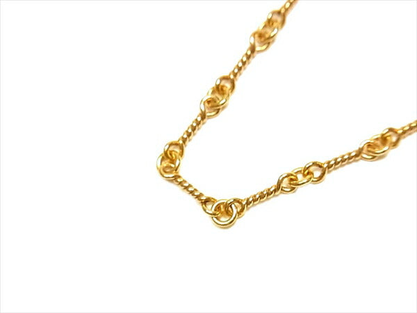 CHROME HEARTS クロムハーツ（原本無） 22K NECKCHAIN T16 ツイストチェーン 16inch ゴールド ネックレス ゴールド系【中古】