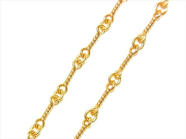 CHROME HEARTS クロムハーツ（原本無） 22K NECKCHAIN T16 ツイストチェーン 16inch ゴールド ネックレス ゴールド系【中古】