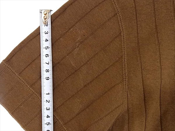 The REAL McCOY'S ザリアルマッコイズ リアルマッコイズ THE REAL MCCOY'S ダブルダイヤモンド DOUBLE DIAMOND ヘンリーネック Tシャツ ライトブラウン系 ライトブラウン系 S【中古】