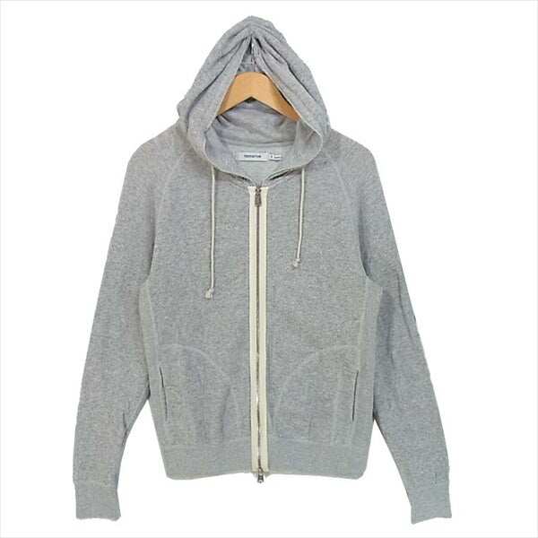 nonnative ノンネイティブ NN-C2101 スウェット ジップパーカー 日本製 ライン ジップ パーカー グレー系 グレー系 1【中古】