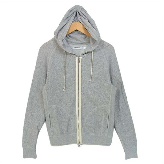 nonnative ノンネイティブ NN-C2101 スウェット ジップパーカー 日本製 ライン ジップ パーカー グレー系 グレー系 1【中古】