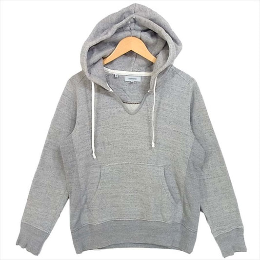 nonnative ノンネイティブ TNP-NN-C-6008 前開き プルオーバー キーネック 日本製 パーカー グレー系 1【中古】
