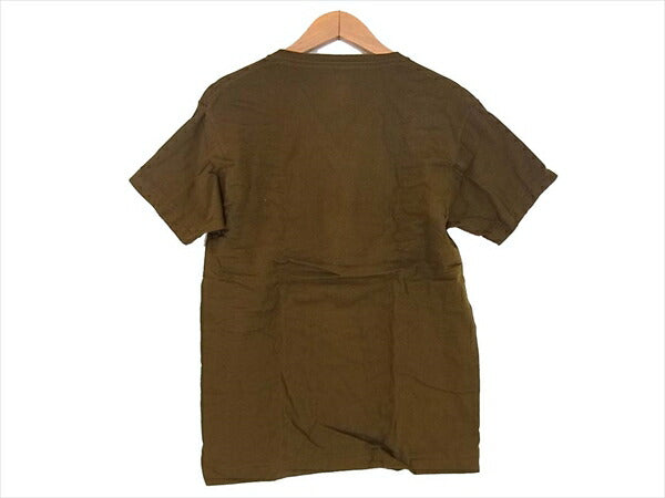 ヘインズ PREMIUM JAPAN FIT HM1-F002 プレミアム ジャパンフィット Vネック 半袖 Tシャツ 2枚セット Tシャツ 黒×カーキ 黒×カーキ S【新古品】【未使用】【中古】