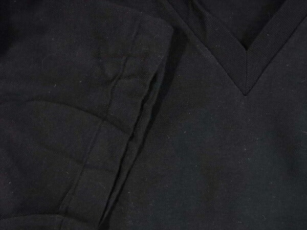 ヘインズ PREMIUM JAPAN FIT HM1-F002 プレミアム ジャパンフィット Vネック 半袖 Tシャツ 2枚セット Tシャツ 黒×カーキ 黒×カーキ S【新古品】【未使用】【中古】