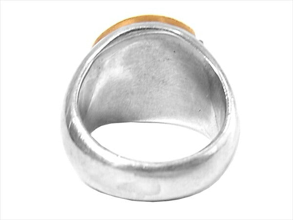 HOLLYWOOD RANCH MARKET ハリウッドランチマーケット Star Moon Stone Ring スタームーンストーン リング シルバー×ゴールド 12号程度【中古】