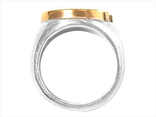 HOLLYWOOD RANCH MARKET ハリウッドランチマーケット Star Moon Stone Ring スタームーンストーン リング シルバー×ゴールド 12号程度【中古】