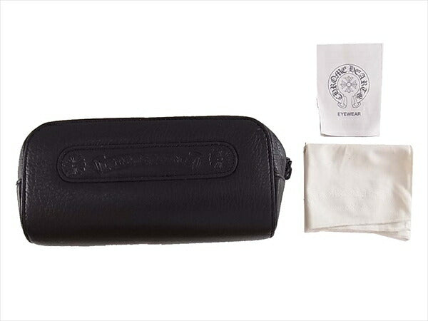 CHROME HEARTS クロムハーツ（原本無） M.FLAPS CHクロス アイウエア メガネ 眼鏡 サングラス 白系 63□13-138【中古】