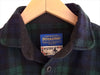 HYSTERIC GLAMOUR ヒステリックグラマー ペンドルトン PENDLETON 0223AH10 ウール チェック 長袖シャツ 紺×緑 M【中古】