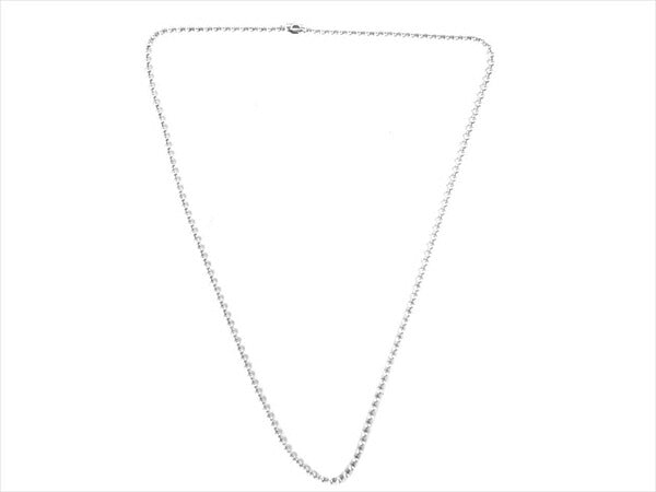 CHROME HEARTS クロムハーツ（原本無） DBL DAGGER ダブルダガー タガ― ボールチェーン付き ペンダントトップ シルバー【中古】