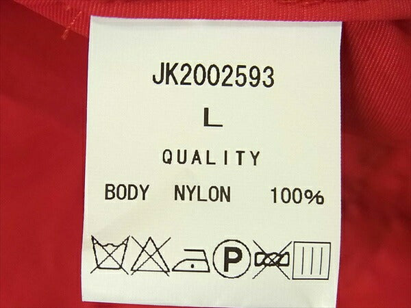 ANDFAMILYS アンドファミリー ジップジャケット ナイロン ジップ ジャケット レッド系 L【美品】【中古】
