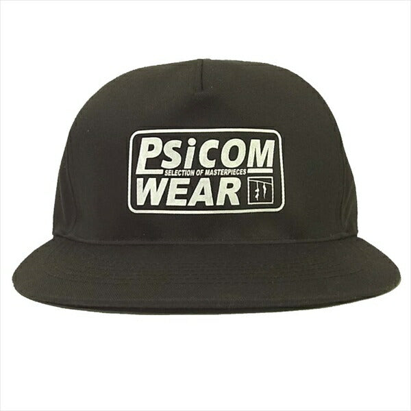 サイコム ロゴ入りキャップ 帽子 ロゴ入り ロゴ キャップ ブラック系【美品】【中古】