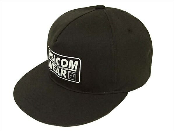 サイコム ロゴ入りキャップ 帽子 ロゴ入り ロゴ キャップ ブラック系【美品】【中古】
