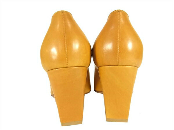 カチム DURHAM ヒール 編み込み レディース パンプス ライトブラウン系 36【美品】【中古】