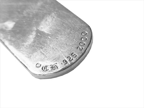 CHROME HEARTS クロムハーツ（原本無） RAISED STAR DOGTAG レイズド スター ドッグ タグ チャーム ネックレス シルバー【中古】