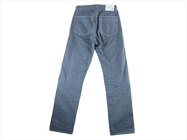 Pherrow's フェローズ STORMY BLUE ブラック シャンブレー ワーク パンツ ブラック系 W28 L36【中古】