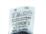 Pherrow's フェローズ STORMY BLUE ブラック シャンブレー ワーク パンツ ブラック系 W28 L36【中古】