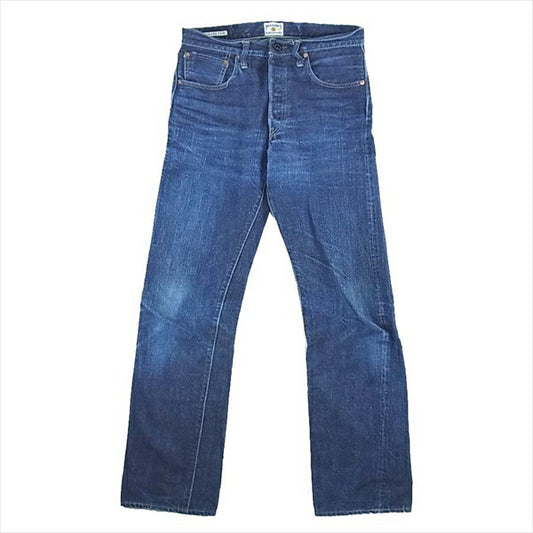 Pherrow's フェローズ STORMY BLUE Lot.421 5P ボタンフライ デニム パンツ インディゴブルー系 W29 L36【中古】