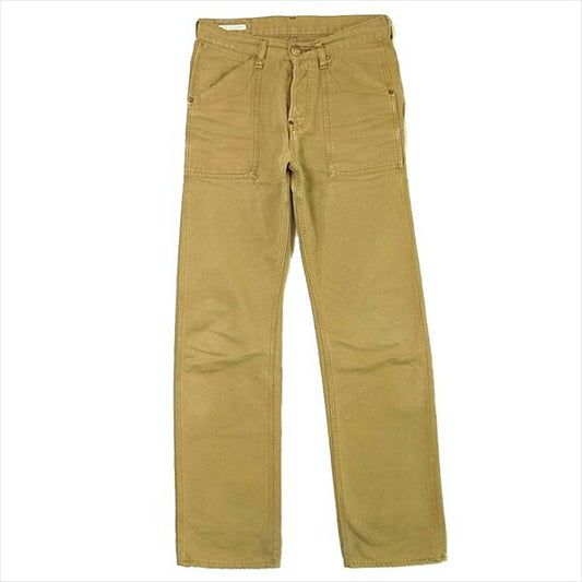 Pherrow's フェローズ 333 ダック ワークパンツ ワーク コットン 日本製 パンツ ブラウン系 ブラウン系 W28 L34【中古】