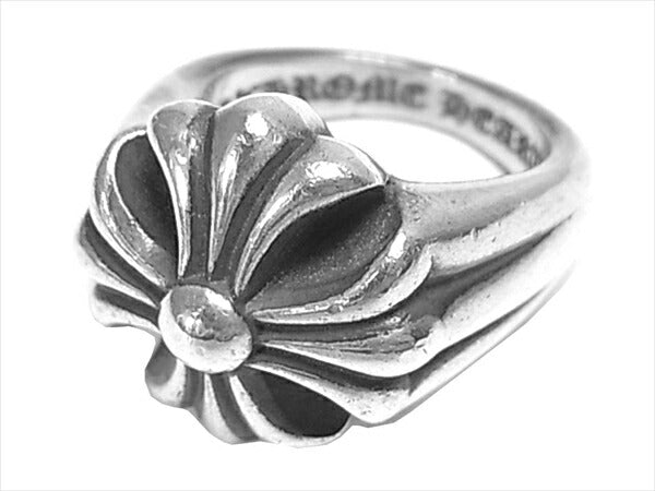 CHROME HEARTS クロムハーツ（原本無） カットアウト CHプラス ラージ 銀 リング シルバー 14号程度【中古】