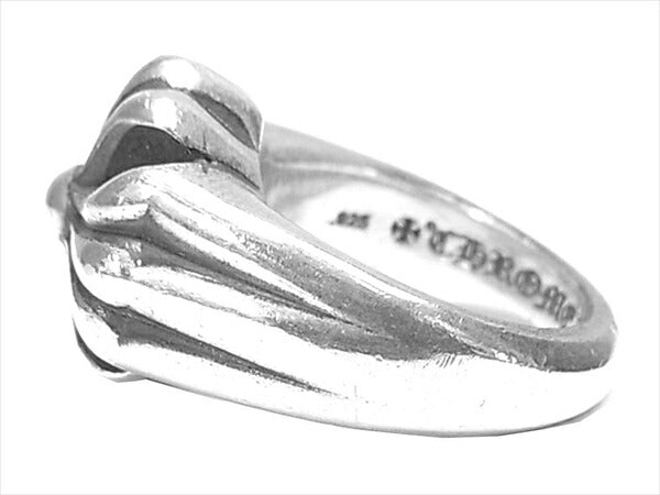 CHROME HEARTS クロムハーツ（原本無） カットアウト CHプラス ラージ 銀 リング シルバー 14号程度【中古】