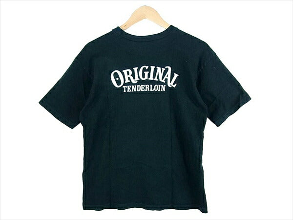 TENDERLOIN テンダーロイン 11SS T-TEE4 GENUINE PARTS 半袖ロゴTシャツ Tシャツ ブラック系 ブラック系 M【中古】