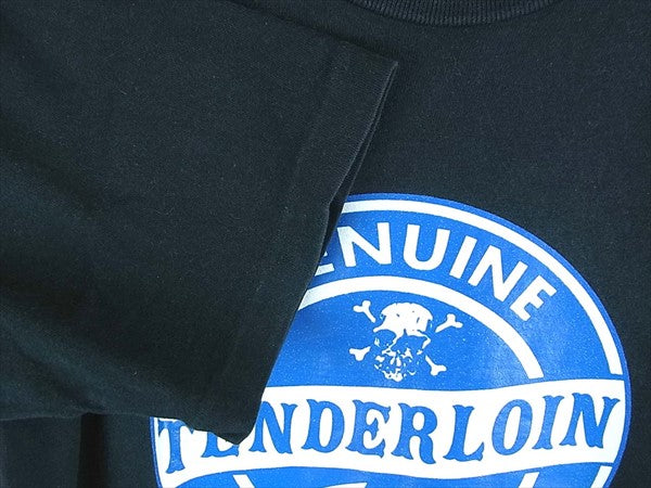 TENDERLOIN テンダーロイン 11SS T-TEE4 GENUINE PARTS 半袖ロゴTシャツ Tシャツ ブラック系 ブラック系 M【中古】