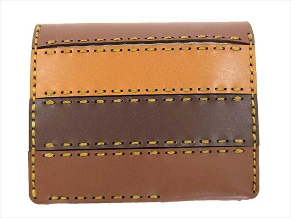 ojaga design オジャガデザイン 二つ折りレザーウォレット ブラウン 二つ折り財布 ブラウン系 ブラウン系 表記無し【美品】【中古】