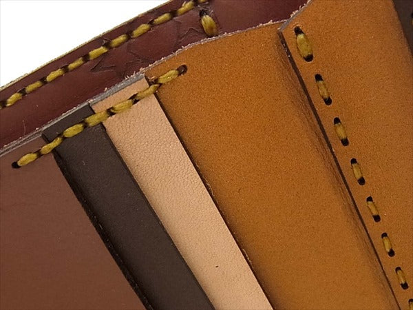 ojaga design オジャガデザイン 二つ折りレザーウォレット ブラウン 二つ折り財布 ブラウン系 ブラウン系 表記無し【美品】【中古】
