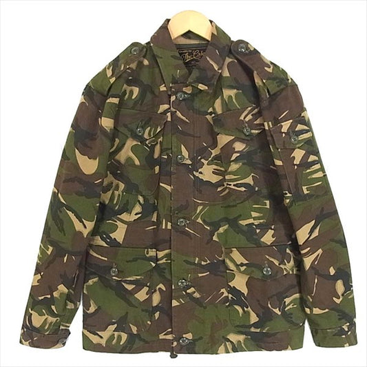 CALEE キャリー カモフラ ファティーグ ミリタリー ジャケット 迷彩 日本製 ミリタリージャケット カーキ系 グリーン系【美品】【中古】