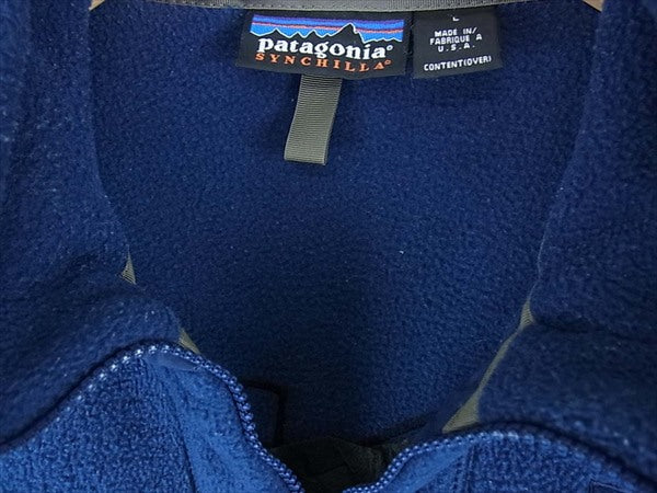 patagonia パタゴニア Synchilla Jacket シンチラ フリース ジャケット ネイビー系 L【中古】