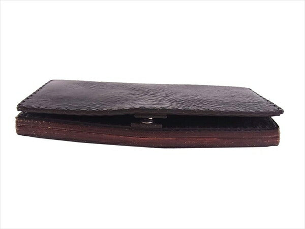 ojaga design オジャガデザイン レザー ロング ウォレット 長財布 レディース 財布 黒系 黒系【極上美品】【中古】