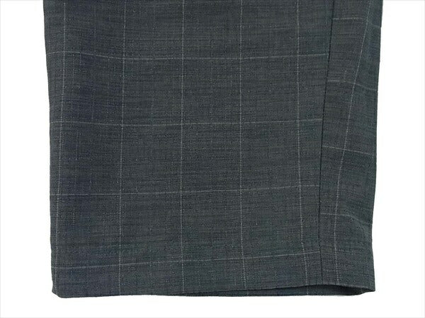 エーアイイー チェック アメリカ製 ポリエステル ボタン USA製 パンツ チャコール系 30【中古】