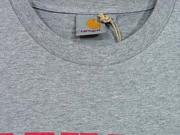 Carhartt カーハート Quarterback T Shirts プリント 半袖Tシャツ Tシャツ グレー系 グレー系 M【新古品】【未使用】【中古】