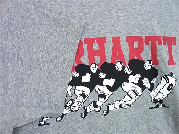 Carhartt カーハート Quarterback T Shirts プリント 半袖Tシャツ Tシャツ グレー系 グレー系 M【新古品】【未使用】【中古】