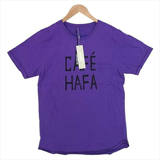 nonnative ノンネイティブ NN-T2101 CAF? HAFA TEE プリント Tシャツ パープル系 パープル系 2【新古品】【未使用】【中古】