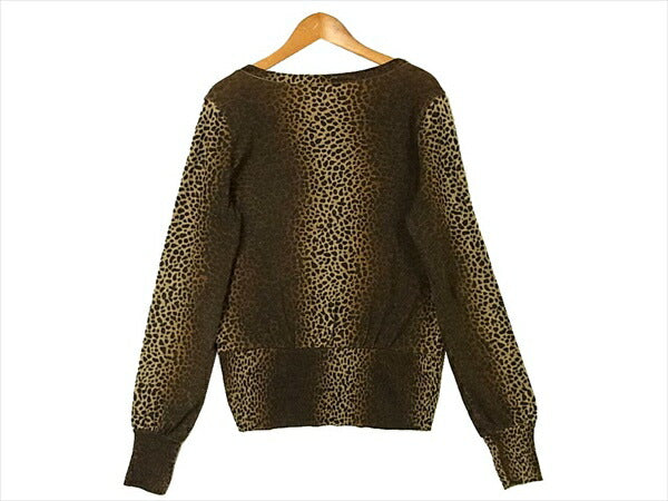 HYSTERIC GLAMOUR ヒステリックグラマー 0513ND01 レオパード レディース カーディガン ブラウン系 ブラウン系 FREE【中古】
