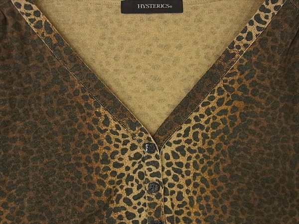 HYSTERIC GLAMOUR ヒステリックグラマー 0513ND01 レオパード レディース カーディガン ブラウン系 ブラウン系 FREE【中古】