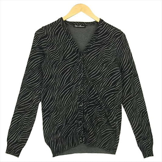 HYSTERIC GLAMOUR ヒステリックグラマー 0102ND06 ゼブラ レディース カーディガン グレー系 グレー系 FREE【中古】