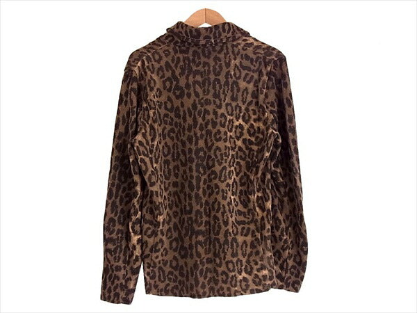 HYSTERIC GLAMOUR ヒステリックグラマー レオパード柄テーラード レディース ジャケット ブラウン系 ブラウン系 F【中古】