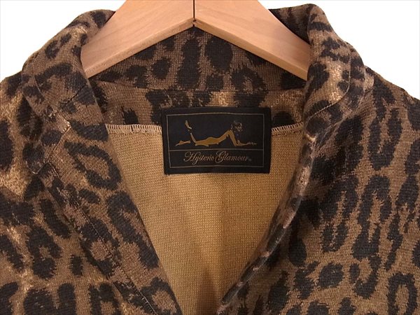 HYSTERIC GLAMOUR ヒステリックグラマー レオパード柄テーラード レディース ジャケット ブラウン系 ブラウン系 F【中古】