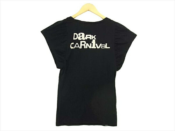 HYSTERIC GLAMOUR ヒステリックグラマー dark carnival 半袖 レディース Tシャツ ブラック系 ブラック系 FREE【中古】
